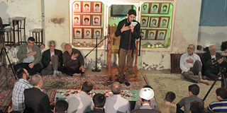 مراسم استقبال از شهدا در مسجد صاحب الزمان (عج)