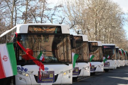 ورود ۴۰ دستگاه اتوبوس درون شهری جدید به اهواز